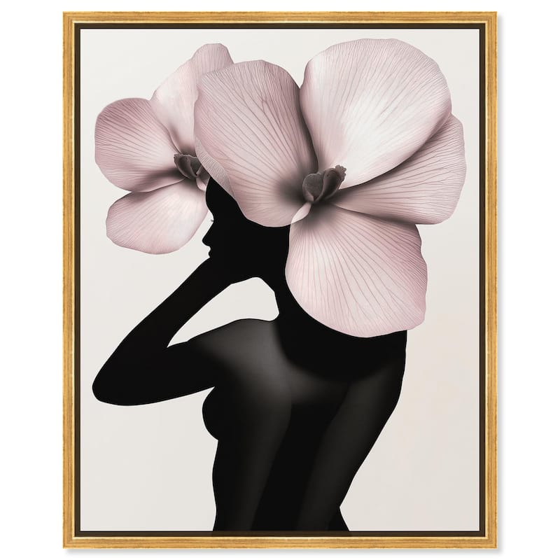 Blossoms of the Soul Canvas by Art Remedy - 36" x 45" - Gold
