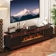 preview thumbnail 30 of 97, 70"/80" Modern Fireplace TV Stand with 36" Electric Fireplace
