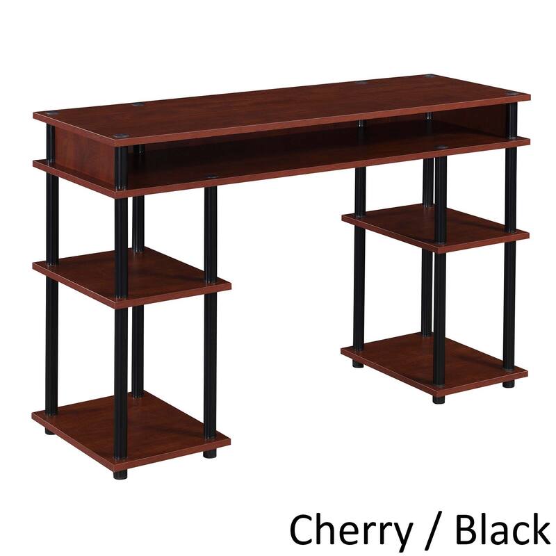 Convenience Concepts Designs2Go No Tools Student Desk with Shelves