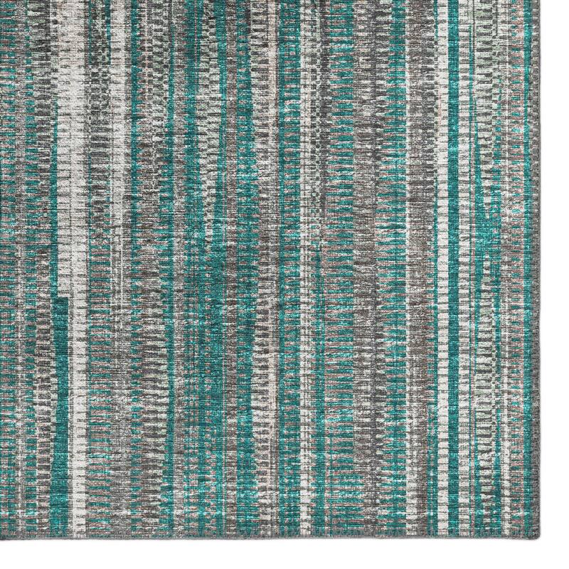 Indoor/Outdoor Waverly Modern Stripes Washable Rug