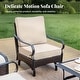 preview thumbnail 83 of 133, MAISON ARTS 4 Pieces Rattan Wicker Patio Furniture Set with Swivel Chairs and Coffee Table for Outdoor Spaces