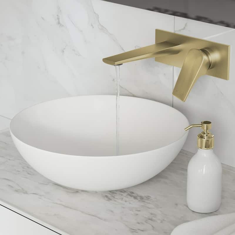 Monaco Single-Handle Wall-Mount Bathroom Faucet