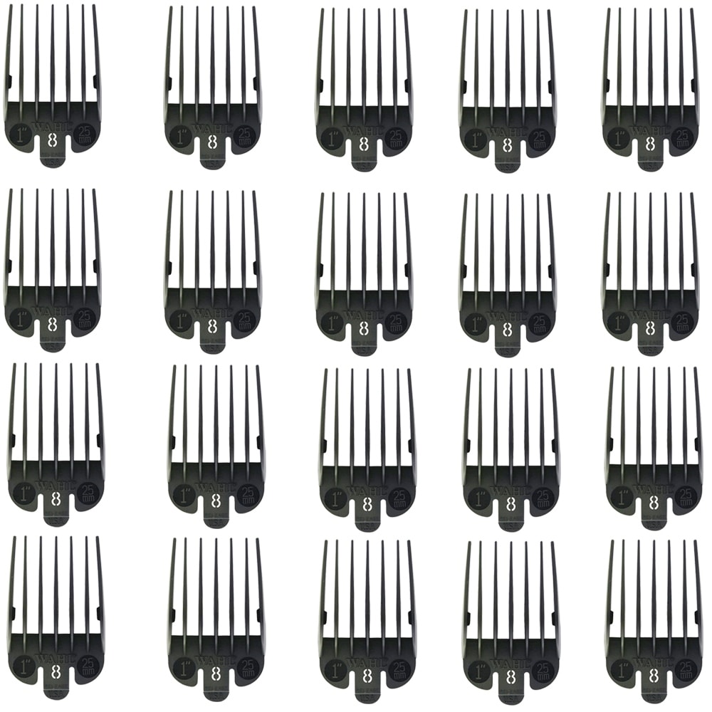 20x Wahl Clipper Guide Black #8 - 1