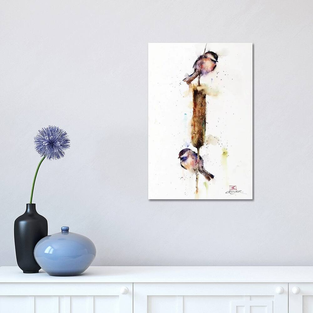 iCanvas "Cattail Conversation II" by Dean Crouser Canvas Print