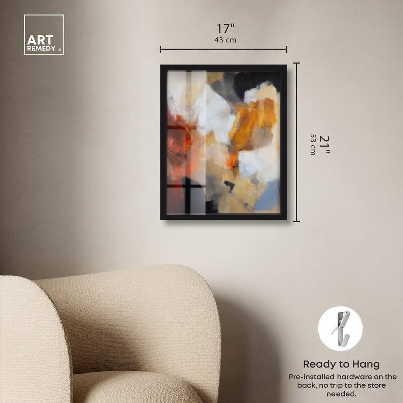 Earth and Fire I Shadowbox by Art Remedy