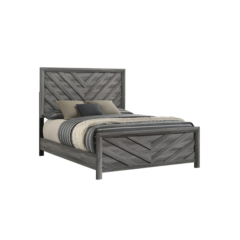 Modern Style Bed Made with Wood(Only Bed)