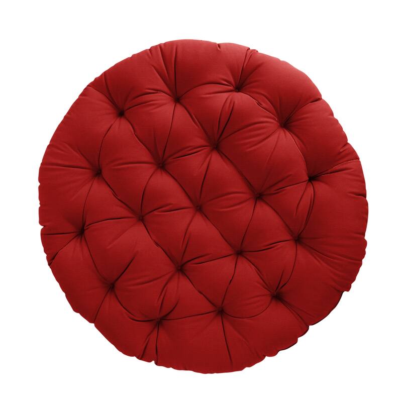 Sorra Home Sunbrella Outdoor Papasan Cushion - Canvas Jockey Red