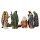 preview thumbnail 55 of 77, Glitzhome 12pcs Resin Christmas Multi/ Blue/ Ivory Nativity Figurines Set