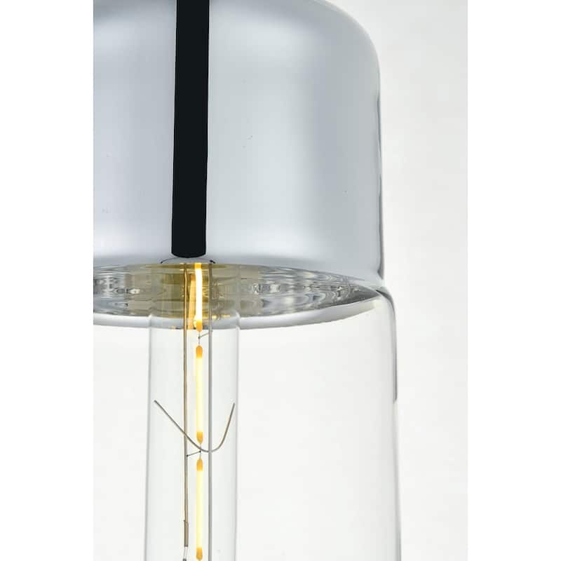 1-Light Pendant with 5 inch Clear Glass