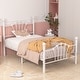 preview thumbnail 18 of 21, VECELO Classic Metal Platform Bed Frame, Twin Size Beds with Shell Style, Storage Space Under Bedframes, Kids Bed