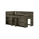 preview thumbnail 25 of 27, Max and Lily Farmhouse Twin Low Loft Bed with 2 Bookcases