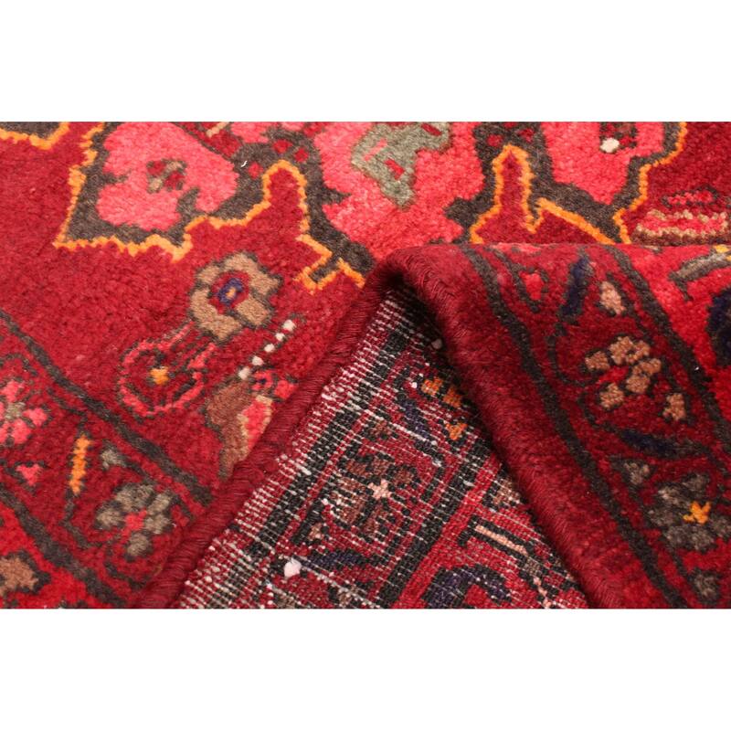 ECARPETGALLERY Hand-knotted Anadol Red Wool Rug - 4'1 x 6'7
