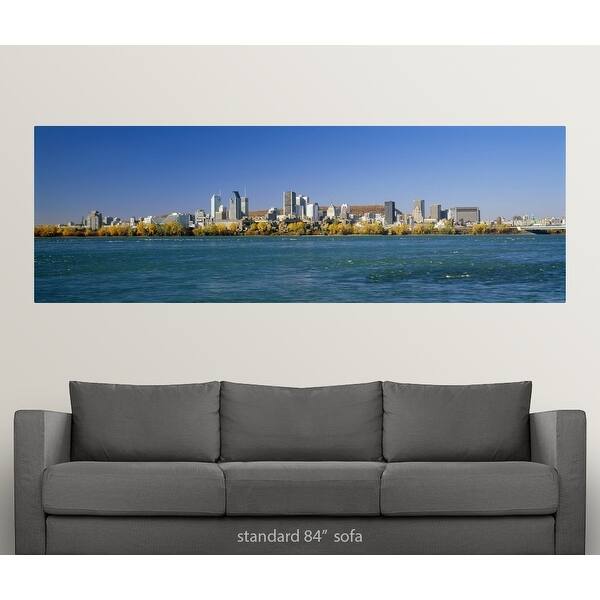 Shop View Of Montreal Skyline And The Saint Lawrence River With Mount Royal In The Background Montreal Quebec Canada Multi Overstock 16882482