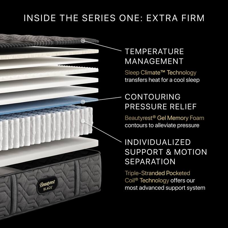 Beautyrest Black Series One 13.5" Extra Firm Mattress