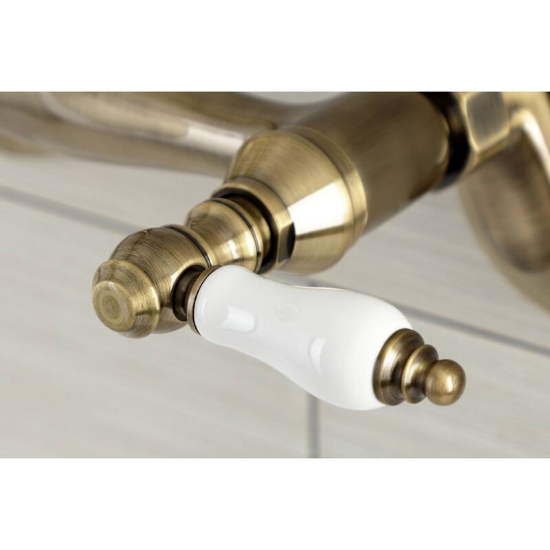 Kingston Brass Two-Handle Wall Mount Bar Faucet