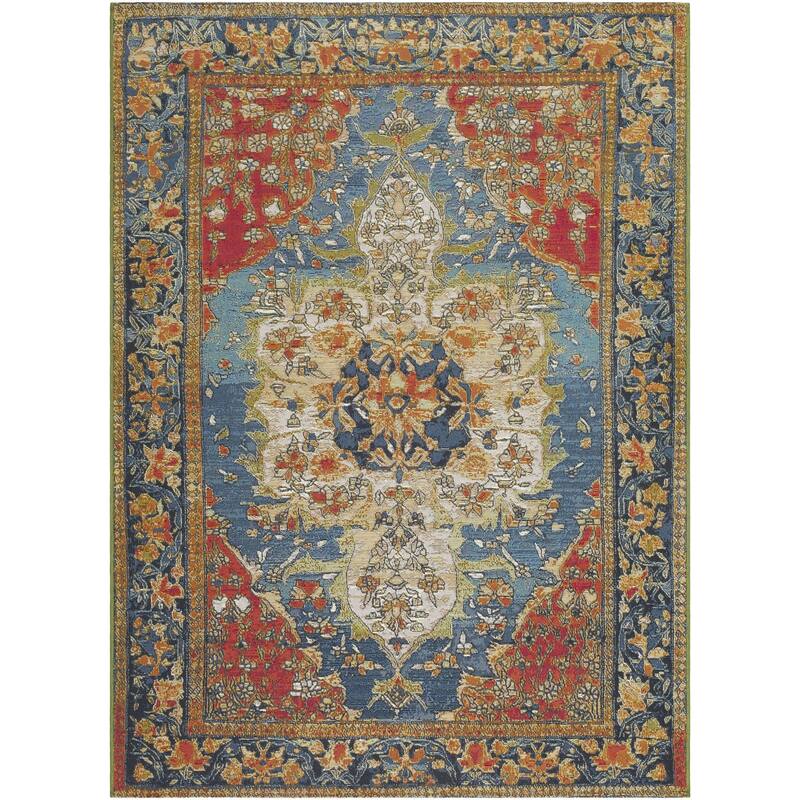Livabliss Warsaw Traditional Indoor / Outdoor Area Rug