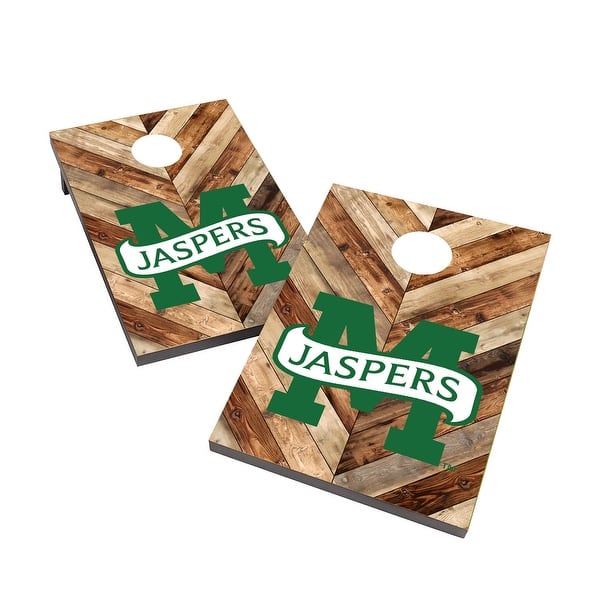 slide 2 of 5, Manhattan College Jaspers 2x4 Cornhole Bag Toss Game