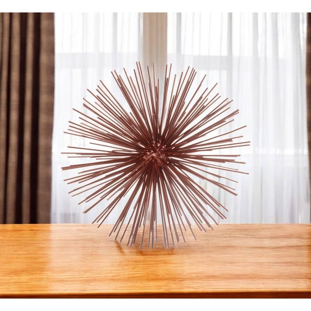 10" x 10" x 10" Red Large Spiked Sphere