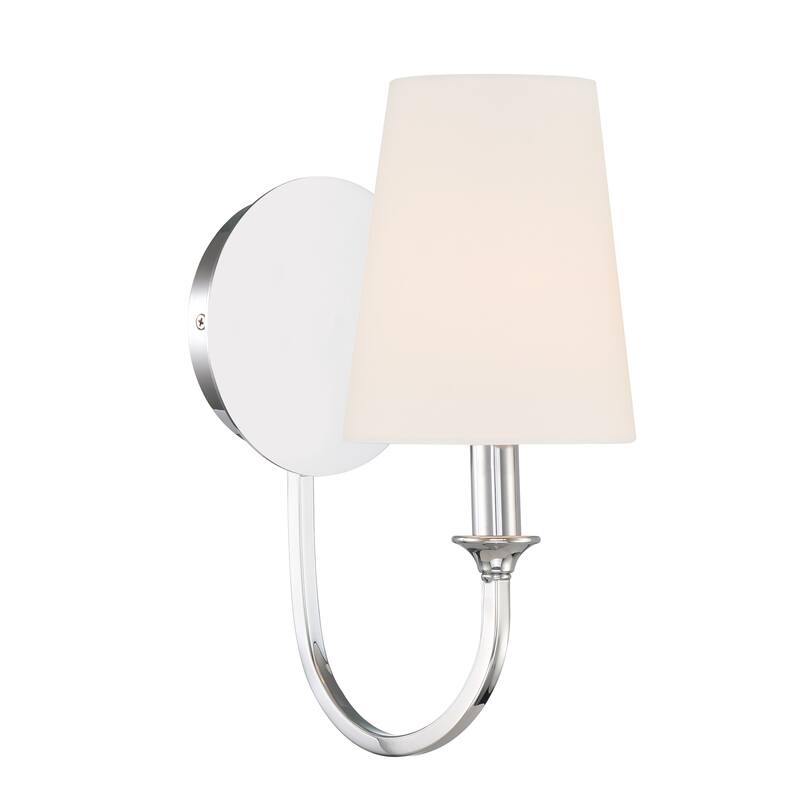 Payton 1 Light Polished Chrome Wall Mount - 5.50'' W x 11.81'' H