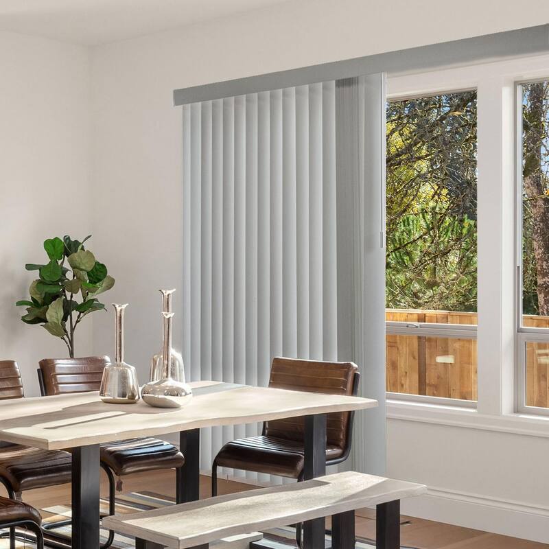 Cordless Vertical Blinds Oxford Alabaster