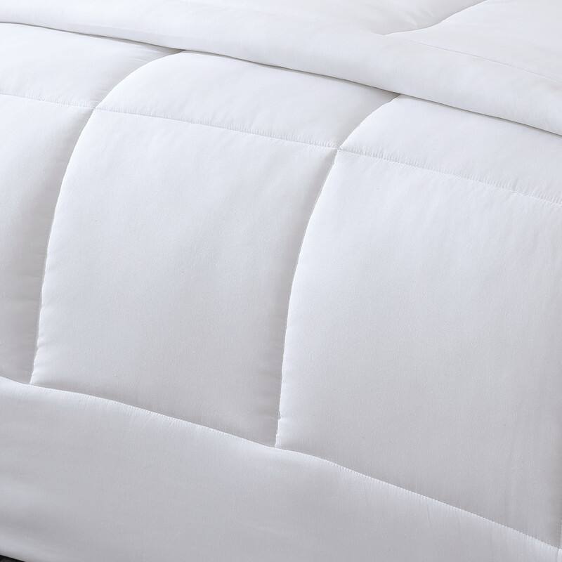 Swift Home All-Season Down Alternative Single Comforter & Duvet Insert 1-Piece Bedding - White Color Only