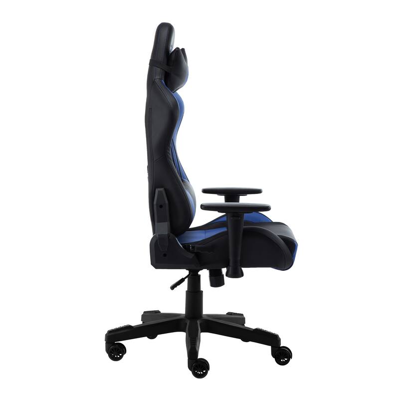 Sport Office-PC Gaming Chair with 150-Degree Recline, Adjustable Seat & 2D Armrests, Durable Nylon Base