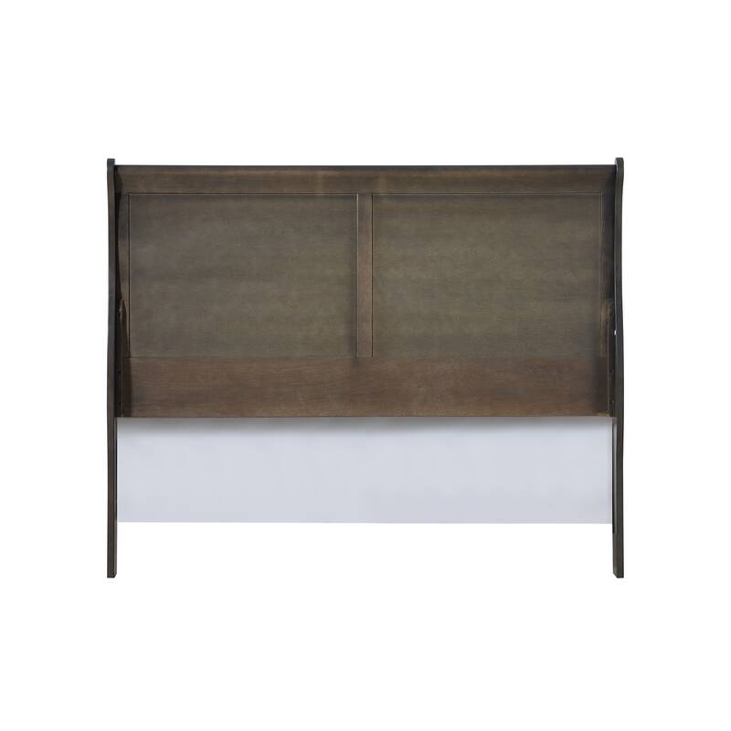 Cavender Dark Grey Sleigh Panel Bed