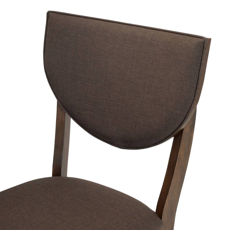 Oskam Mid-Century Modern Wood Side Chairs by Furniture of America (Set of 2)