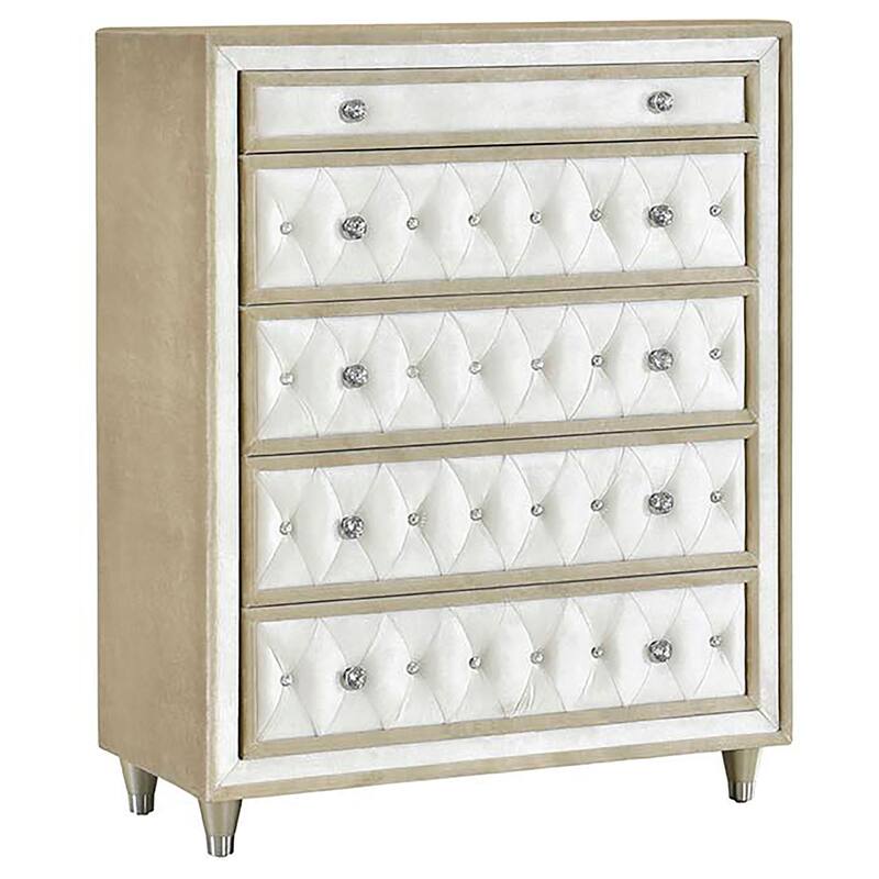 Antonella 5-Piece Upholstered Tufted Bedroom Set