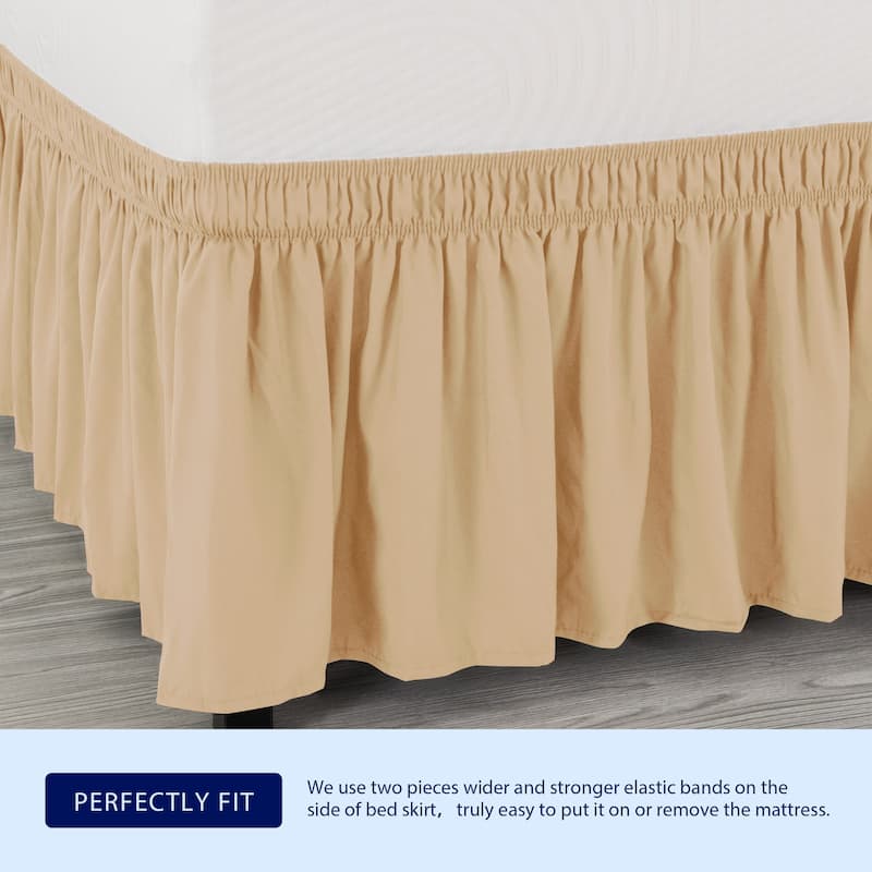 Subrtex Easy Fit 16-inch Drop Bed Skirts