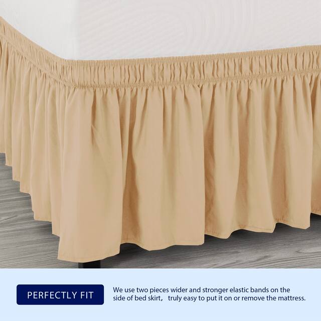 Subrtex Easy Fit 16-inch Drop Bed Skirts