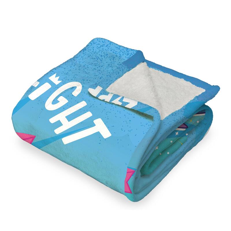 Hasbro My Little Pony Silk Touch Sherpa Throw Blanket