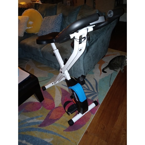 Progear 225 foldable magnetic shop upright bike with heart pulse