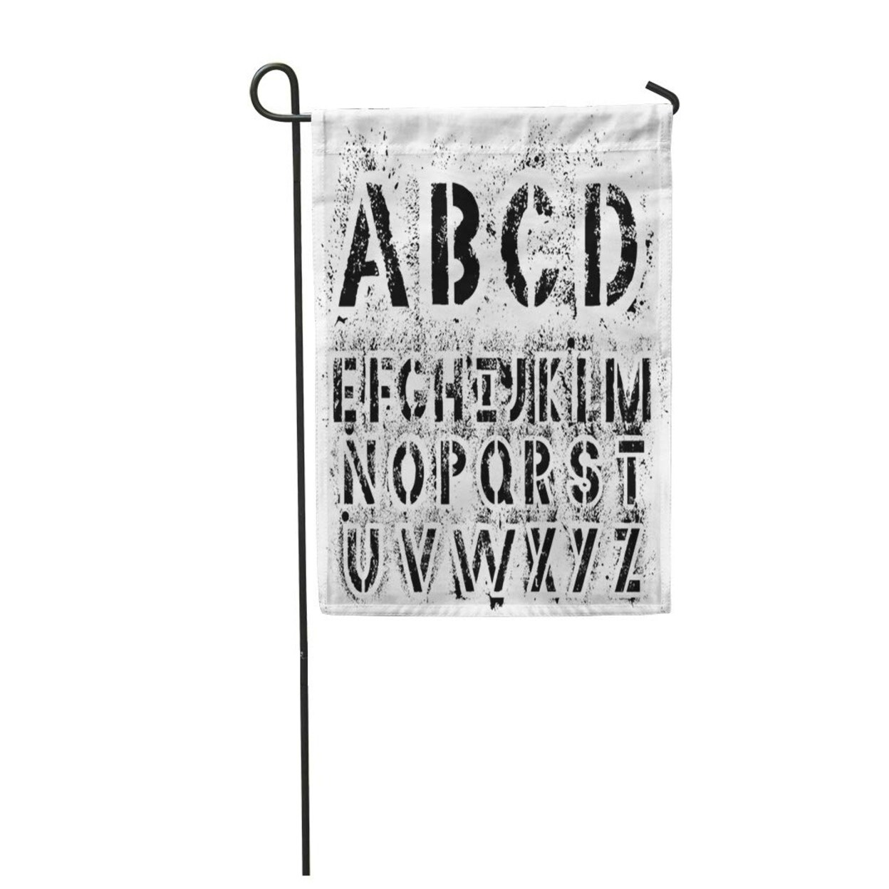 Shop Spray Black Alphabet Letters Paint Stencil Graffiti Sign Text Garden Flag Decorative Flag House Banner 12x18 Inch On Sale Overstock 31379822