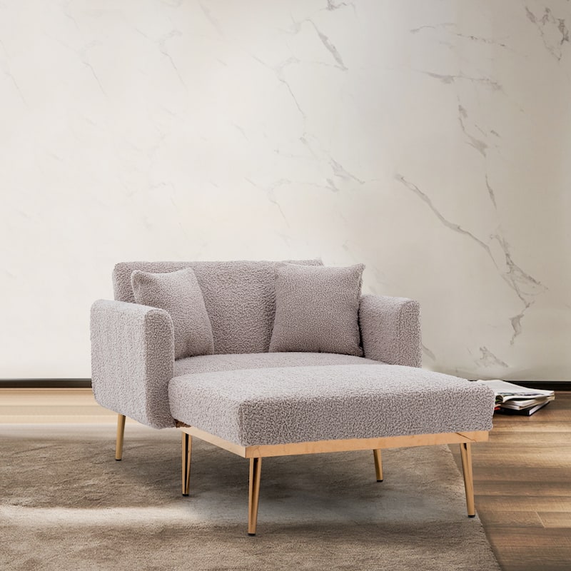 Clihome Upholstered Chaise Lounge