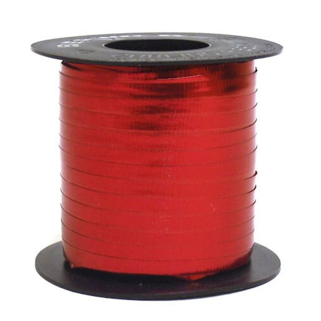 Metallic Red Curl Ribbon