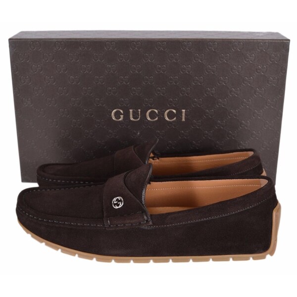 gucci suede drivers