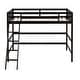 preview thumbnail 13 of 36, Twin Size Solid Wood Loft Bed with Ladder and Fence for Bedroom, Boys and Girls