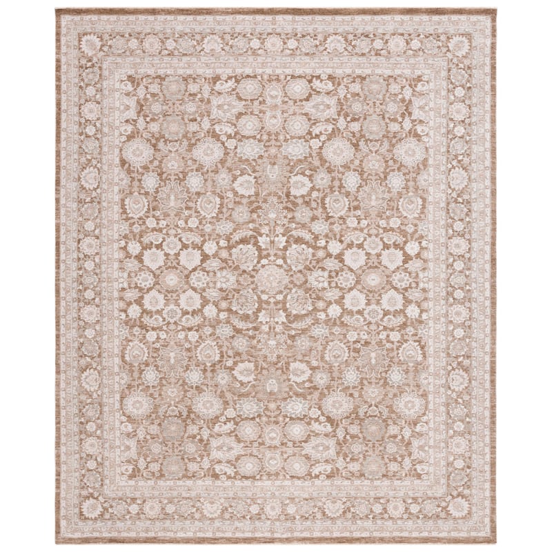 SAFAVIEH Willow Slip Resistant Sophia Vintage Oriental Rug - 9' x 12' - Light Brown/Ivory