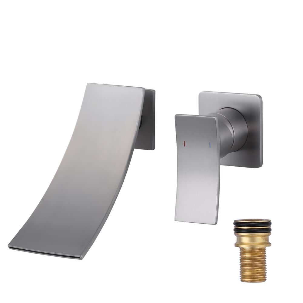 WOWOW Single Handle Wall Mounted Bathroom Basin Faucet
