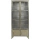 preview thumbnail 7 of 5, Metal Cabinet with 3 Shelves & 4 Doors