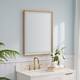 Wall Mounted Back Light Bathroom Framed LED Mirror Anti- Fog With Dimmable Light Touch Sensor And Memory Function