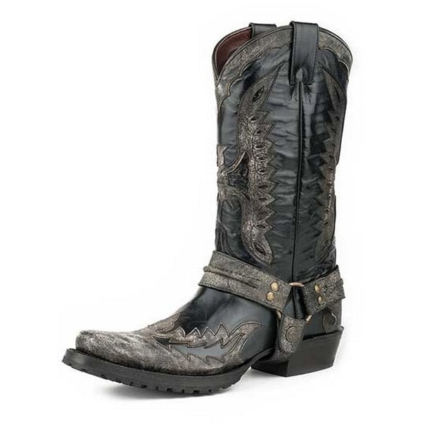 stetson outlaw eagle biker boots