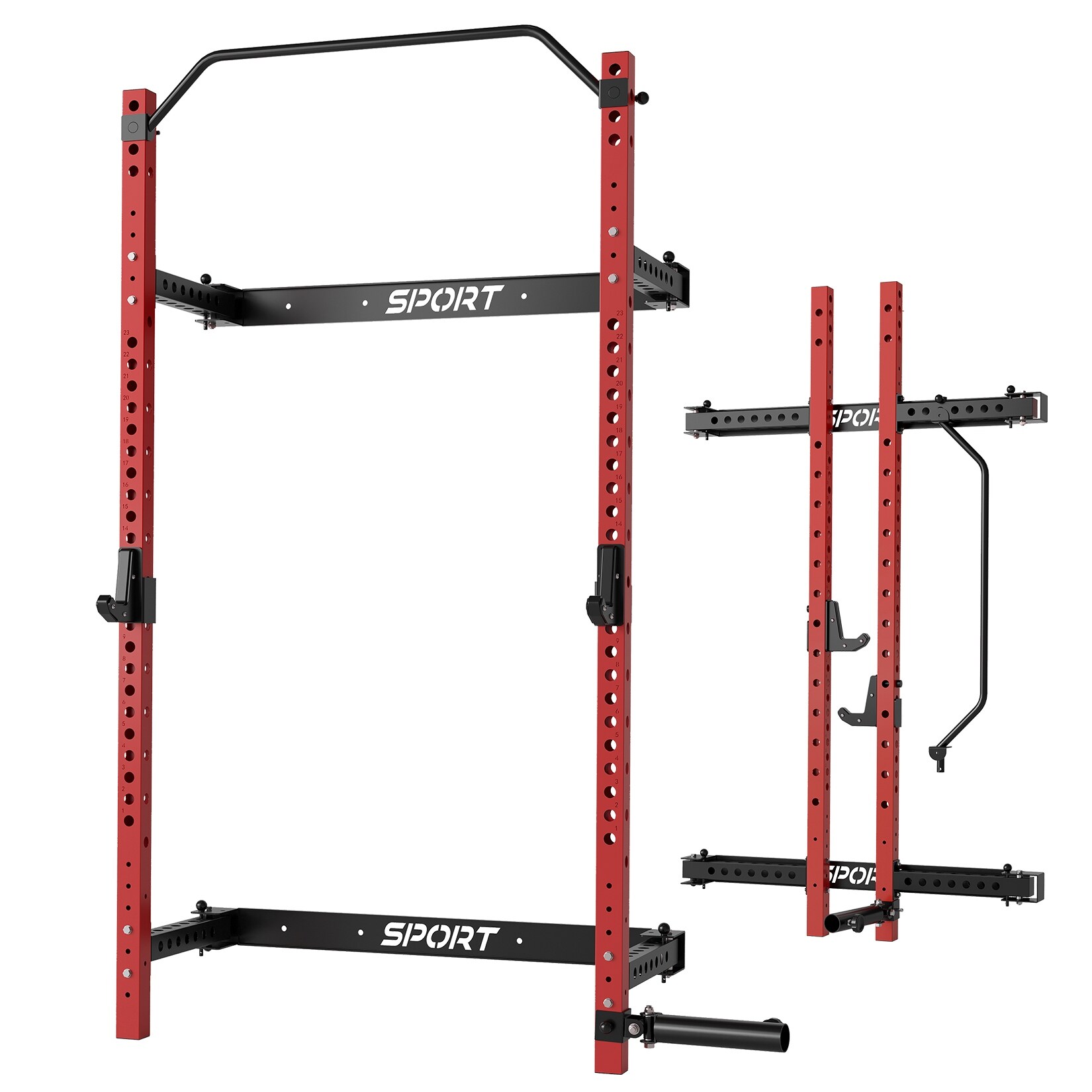 Foldable squat rack canada clearance