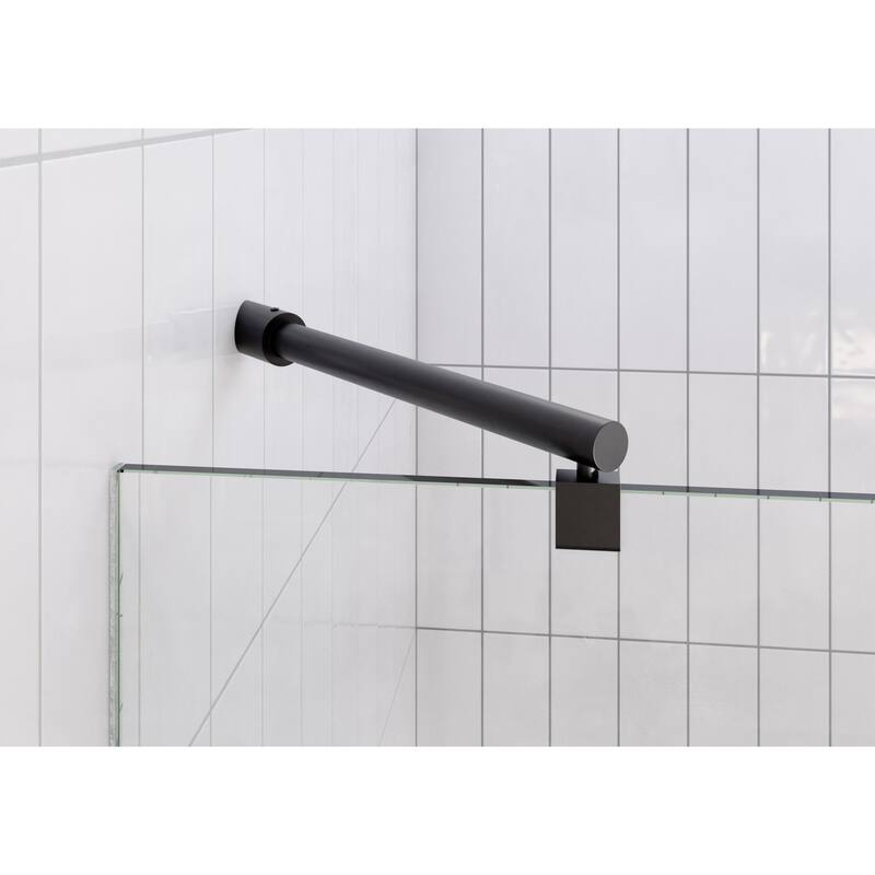 Glass Warehouse 78" x 56.75" Frameless Shower Door - Glass Hinge