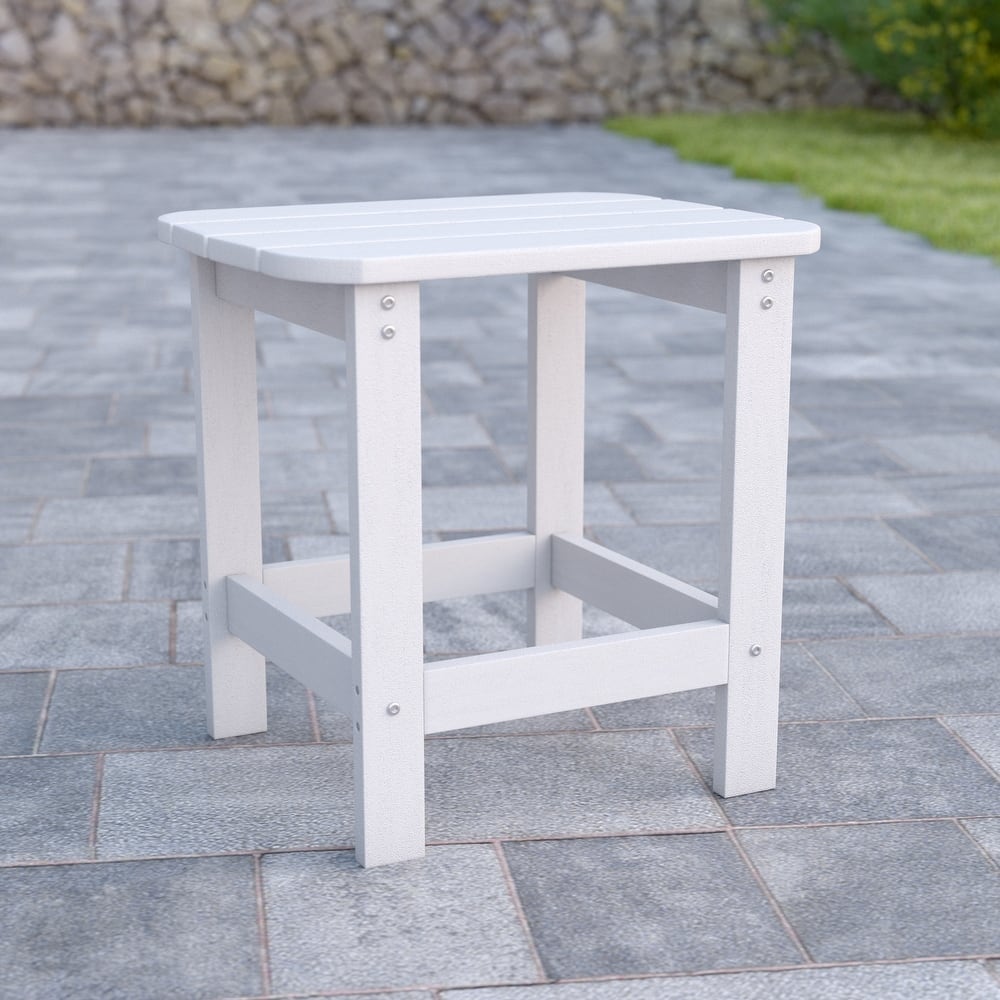 All-Weather Poly Resin Adirondack Side Table - Patio Table