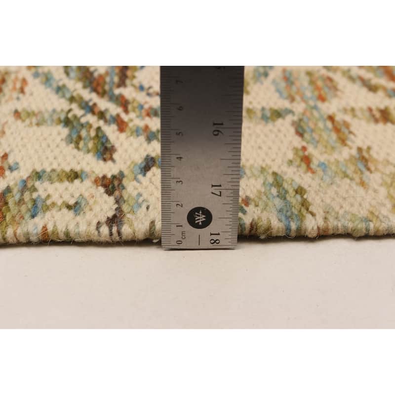 Ankara FW Ivory Kilim 5'1" x 8'0" - 5'1 x 8'0