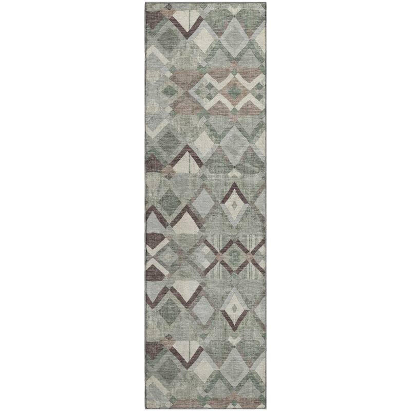 Premium Washable Super Soft Boho Geo Mayfield Rug