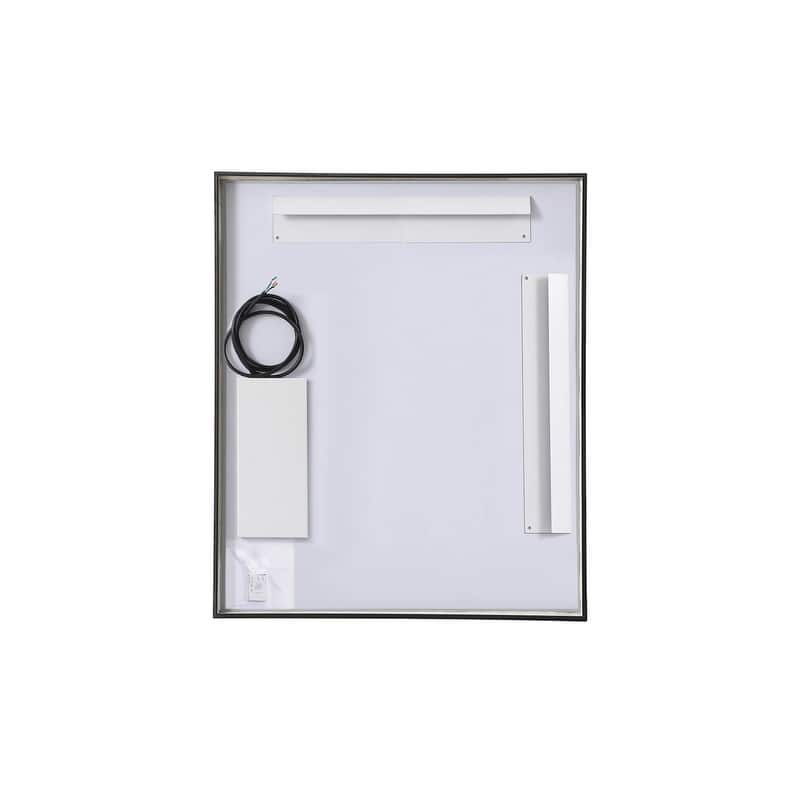 Indigo Home 30x36 inch LED mirror with adjustable color temperature