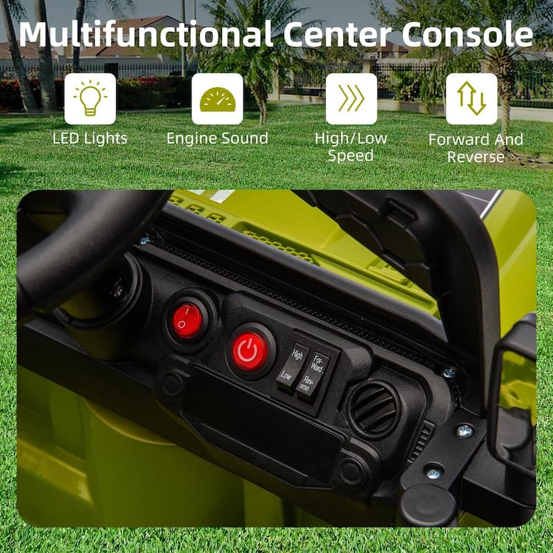 Ride On Truck for Kids, 12V Battery Powered Toy Car with Remote Control